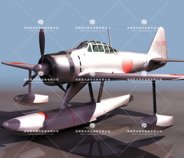 镜湖3D模型飞机_